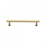 M Marcus Heritage Brass Hexagon Design Cabinet Pull with Rose 128mm Centre to Centre